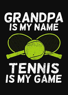 Tennis Grandpa Design