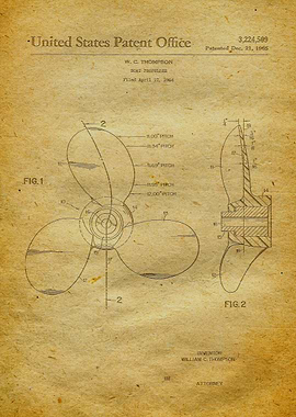 4 Boat Propeller Patent