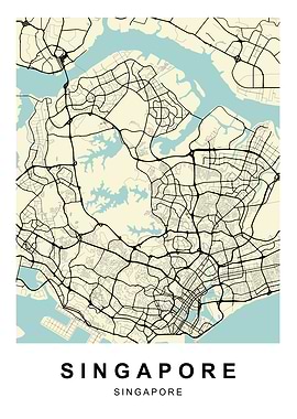Singapore City Map