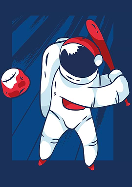 ASTRONAUT BASEBALL