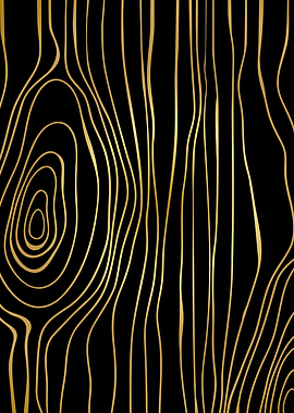 Gold Wood Grain