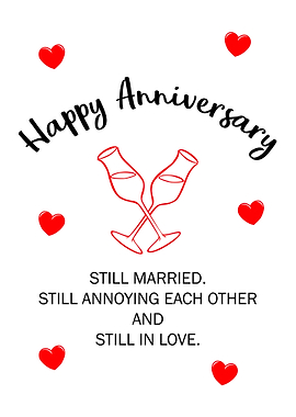 Happy Anniversary Wall Art