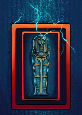 Ancient Egypt sarcophagus