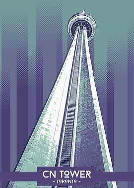 CN Tower Poster Artwork