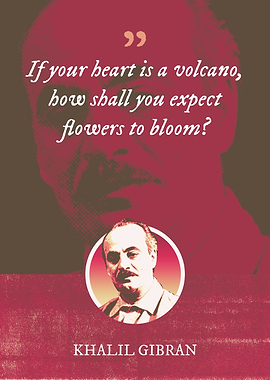 If your heart is a volcano
