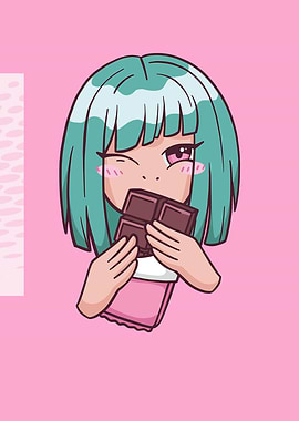 Chocolate Anime Girl