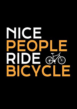 nice people ride bicycle