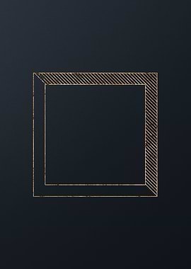 Gold Geometric Glyph