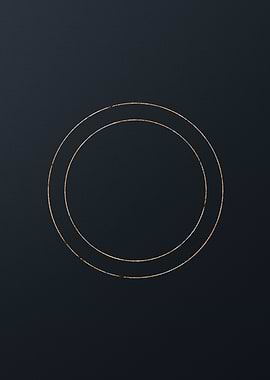 Gold Geometric Glyph