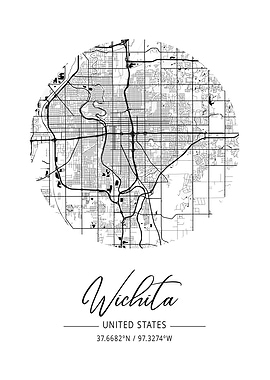Wichita Area City Map