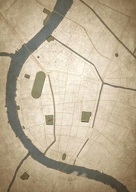 Bangkok Downtown Map