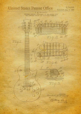 3 Electric Guitar Patent