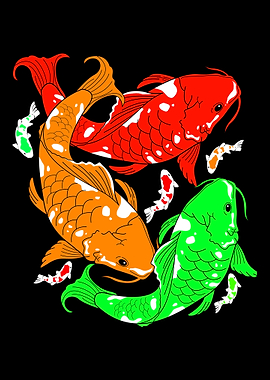 Koi Fish Koi Illustration