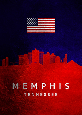 Memphis Tennessee Skyline