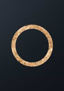 Gold Geometric Glyph