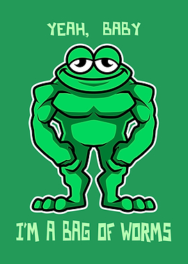 Funny Cute Fit Frog