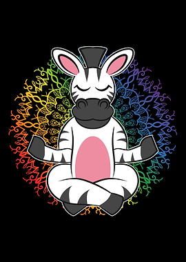 Zebra Meditation Mandala