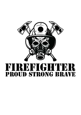 Firefighter proud strong