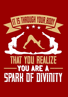 It is through your body