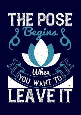 Yoga The Pose Begins