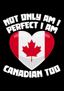 I am canadian Canada flag