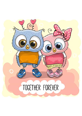 Together Forever Owls