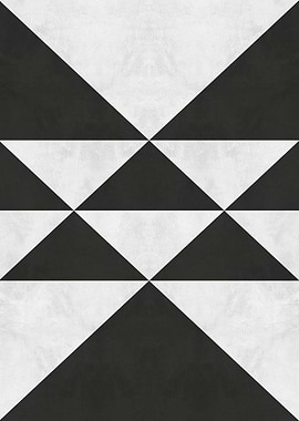 geometric black white I