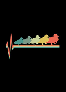 Duck Heartbeat Retro