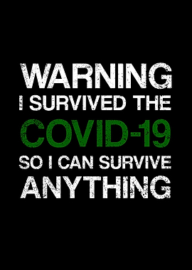 Warning Covid19 Poster