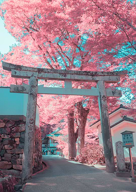 Pastel Torii in Kyoto