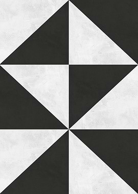 geometric black white II