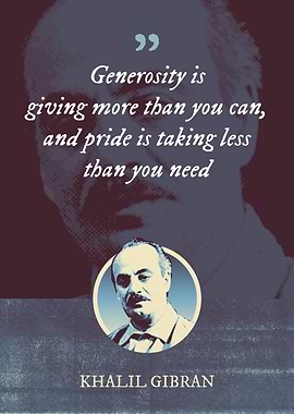 Generosity is giving more
