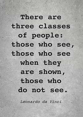 Leo da Vinci Quote L005
