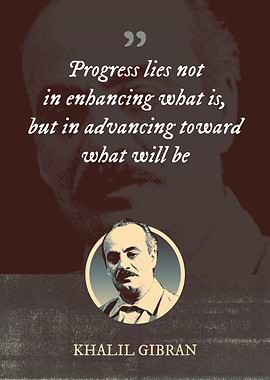 Progress lies not in
