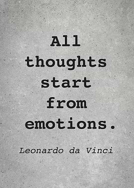 Leo da Vinci Quote L019