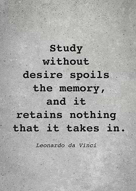 Leo da Vinci Quote L018
