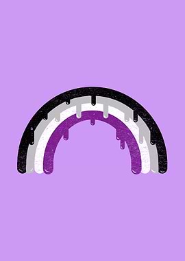 Dripping Asexual Rainbow