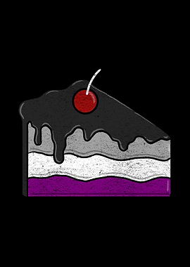 Cake Asexual Pride Flag