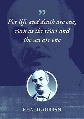 For life and death are one