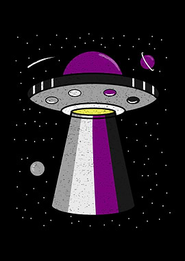 Ufo Asexual Pride Flag
