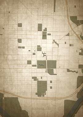 Oklahoma City Downtown Map