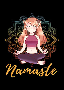 Funny Namaste Yoga Girl Gi