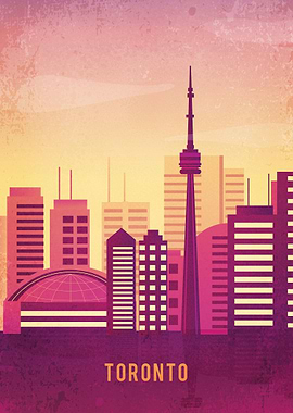 Toronto Vintage Poster
