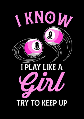 like a girl billiard