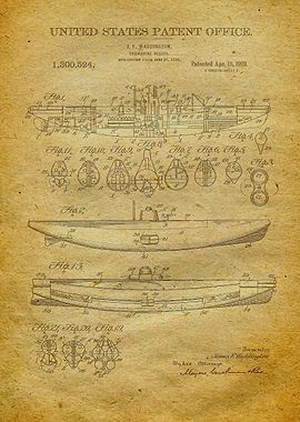 14 Submarine Patent 1919
