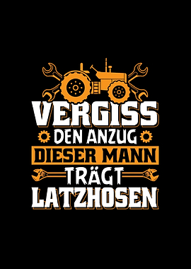 Latzhosen Mechaniker