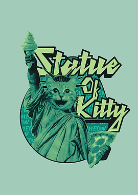 Statue of Kitty Cat of