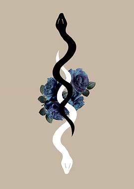 Yin Yang Snake Glam 1