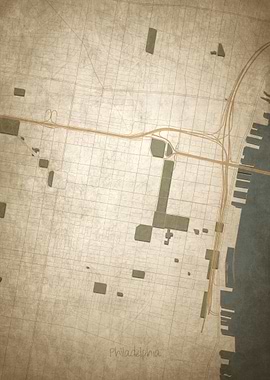 Philadelphia Downtown Map