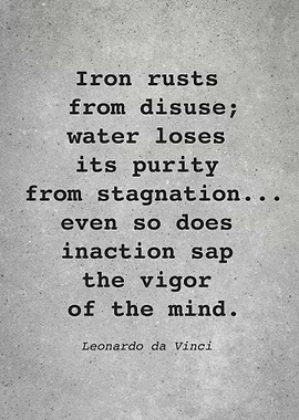 Leo da Vinci Quote L021